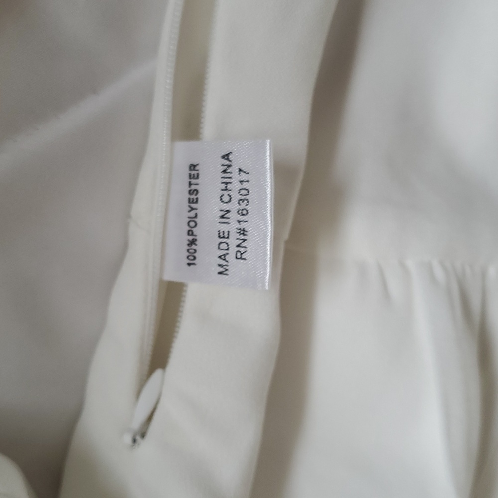 Princess Polly Ariah White Puff Sleeve Blouse sz 2 - Picture 4 of 5